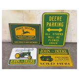 John Deere Advertising Signs Assortment