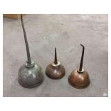 Collection of Three Ford and Unbranded Oiler Dispensers