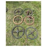 (6) Ford Model T Steering Wheels