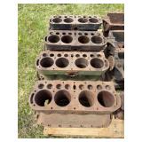 (4) Ford Model T Engine Blocks