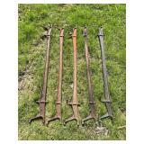 (5) Ford Model T Front Axles