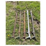 (5) Ford Model T Front Axles