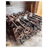 (8) Ford Model T Rear Axles Top Row