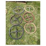 (6) Ford Model T Steering Wheels