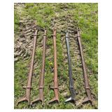 (5) Ford Model T Front Axles