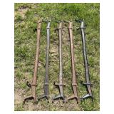 (5) Ford Model T Front Axles
