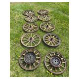 (10) Ford Model T Wheels