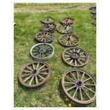 (8) Ford Model T Wheels