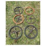 (6) Ford Model T Steering Wheels