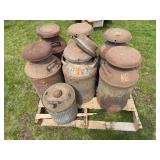 (6) Milk Cans