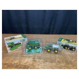 (2) 1/64 John Deere Combine + Sprayer Farm Show NIB Ertl