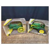 (2) 1/16 John Deere G + 630LP NIB Ertl