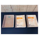 (3) MF Combine Manuals