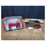 (2) 1/16 Case L + Farmall 100 NIB Ertl