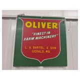Oliver Metal Sign