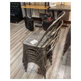 (4) Restaurants Chairs - Stackable