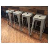 (4) Bar Stools - Stackable