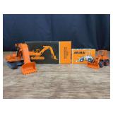 (2) 1/50 Atlas Wheel Loader + Excavator NIB NZG