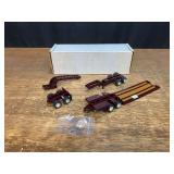 1/48 Trail King Low Loader Trailer w/Jeep NIB Hiram Construction