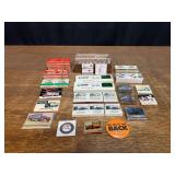 Trucking Matchbooks + Buttons