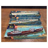 (3) Ship Model Kits Revell