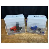 (2) 1/50 Autocar Trucks NIB Fire Replicas