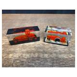 (2) Austin Western Grader + Roller Paperweights