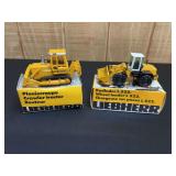 (2) 1/50 Liebherr Wheel Loader + Crawler NIB Conrad