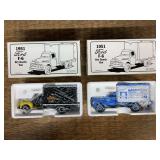 (2) 1/34 Ford F-6 Box Trucks NIB 1st Gear