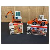 (2) 1/50 Schaeff Excavator + Wheel Loader NIB NZG