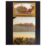 (3) Farm Scene Postcards
