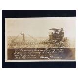 Hart-Parr Tractor Photo Postcard
