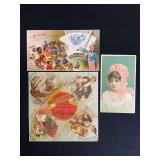 (3) Trade Cards