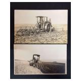 (2) Avery Tractor Photo Postcards
