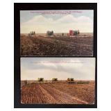 (2) Big 4 Tractor Postcards