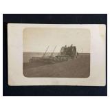 1913 Big 4 Tractor Photo Postcard