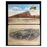 (2) Emerson-Brantingham Postcards