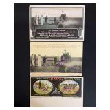 (3) Emerson Postcards