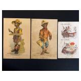 (3) Avery Trade Cards