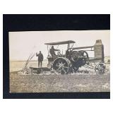 Rumely OilPull Tractor Photo Postcard