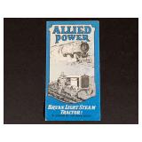 Bryan Light Steam Tractor Sales Literature