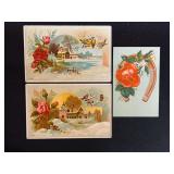 (3) Geiser Mfg. Co. Trade Cards