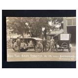 Gray Tractor Photo Postcard