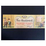Avery Mfg. Co. Trade Card