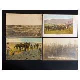 (4) Farm Scene Postcards