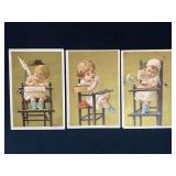(3) Aultman, Miller & Co. Trade Cards