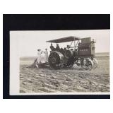 Case Tractor Photo Postcard
