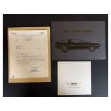 (3) De Lorean + Aston Martin Sales Literature