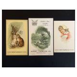 (3) Avery Planter Co. Trade Cards
