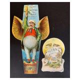 (2) Moline Plow Co. Trade Cards